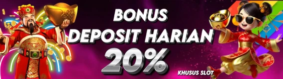 BONUS DEPOSIT HARIAN 20 %