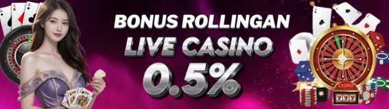 BONUS ROLLINGAN LIVE CASINO